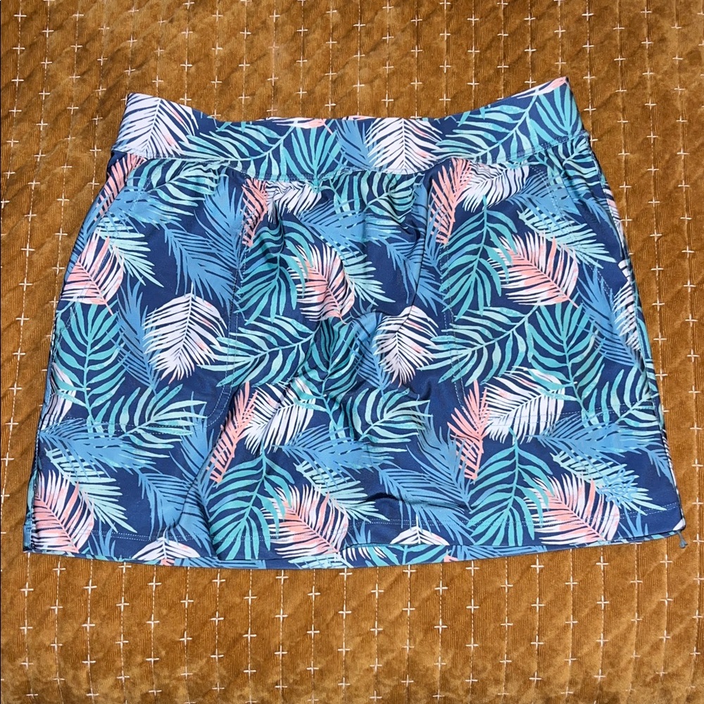UV SKINZ Active Swim Skirt Koa Leaves print